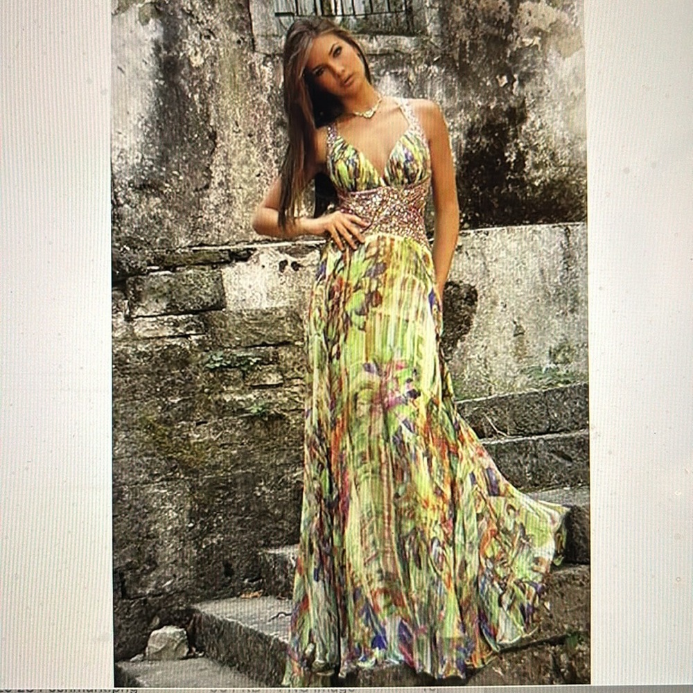 Jovani Silk Prom Gown